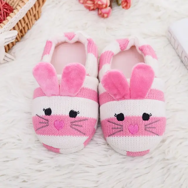 2018 Winter 1 to 6 years old kids slippers boy and girl household
