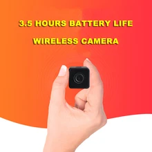 

Dingfentech Mini Camera WiFi Rechargeable Battery Powered espia Camcorder Smallest Micro WiFi Camera 1080P Full HD Secret Espion