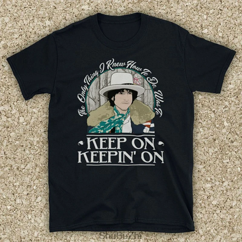 

new arrived summer style men t shirt Bob Dylan Tangled Up In Blue Iconic American Singer Songwriter Mens T-Shirt cotton tshirt