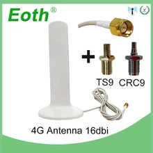 5pcs 3G 4G LTE Antenna SMA 2m Cable 3G external antenna 16dBi for 4G Modem Router +SMA Female to CRC9 Male/ TS9 Male connector 1pc gsm 3g 4g small sucker antenna omni car aerial with 1 5m cable sma male connector