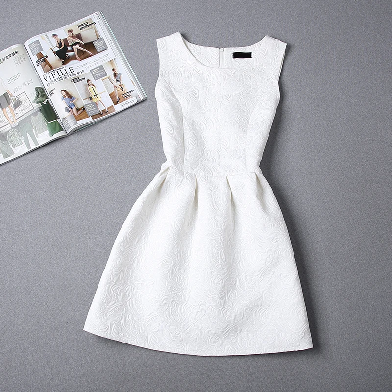 

Summer Solid Color Dresses For Girl Sleeveless Formal Kids Clothes Teenagers Party Evening Princess Dress Cheap 10-20 Years