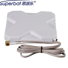 698-960/1710-2690MHz 220*190*21mm 4G Antenna 35dbi Booster Double SMA Aerial male Connectors Antenna for HUAWEI ZET USB Modem
