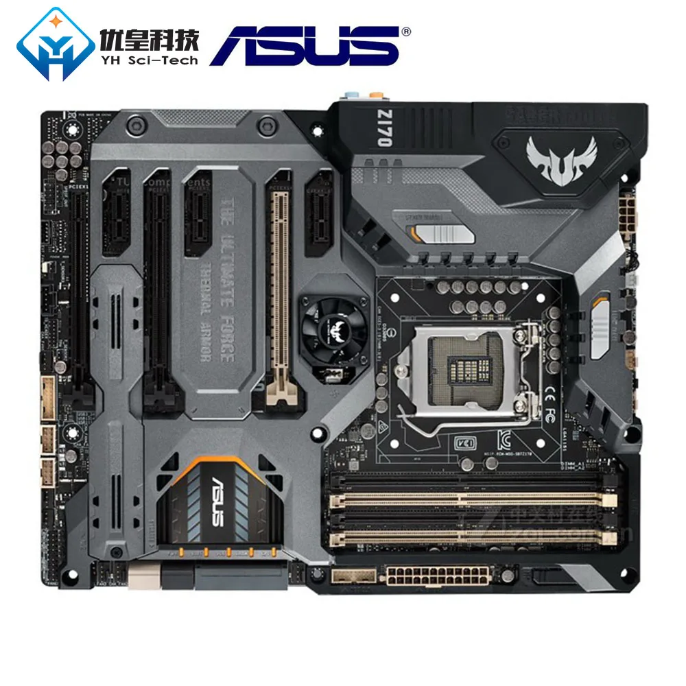 

Original Used Desktop Motherboard Asus Intel Z170 Asus SABERTOOTH Z170 MARK 1 LGA 1151 Core i7/i5/i3/Pentium/Celeron DDR4 ATX