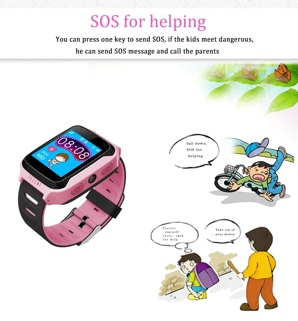 Greentiger Q528 gps Детские умные часы с сенсорным экраном камера gps трекер умные часы Детский монитор SOS для ребенка PK Q50 q90
