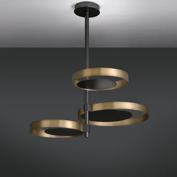 

JAXLONG Cooper Pendant Lights Hanging Lamp Home Decoration Luminaires Luxury Design iron Light Golden Light Fixtures lustre