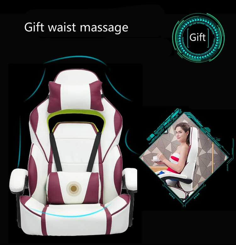 Clearance Creative Gaming Chair Multifunction Reclining Massage Computer Chair Ergonomics Household Nap Chair with Footrest Swivel Chair 3 Clearance Creative Gaming Chair Multifunction Reclining Massage Computer Chair Ergonomics Household Nap Chair with Footrest Swivel Chair 3