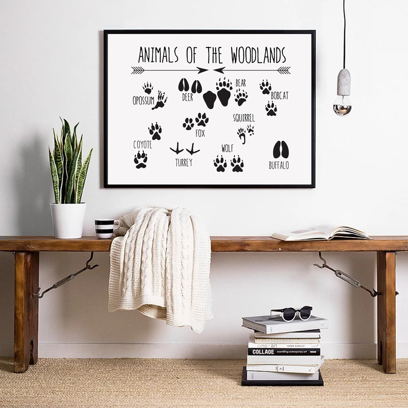 animal paws prints