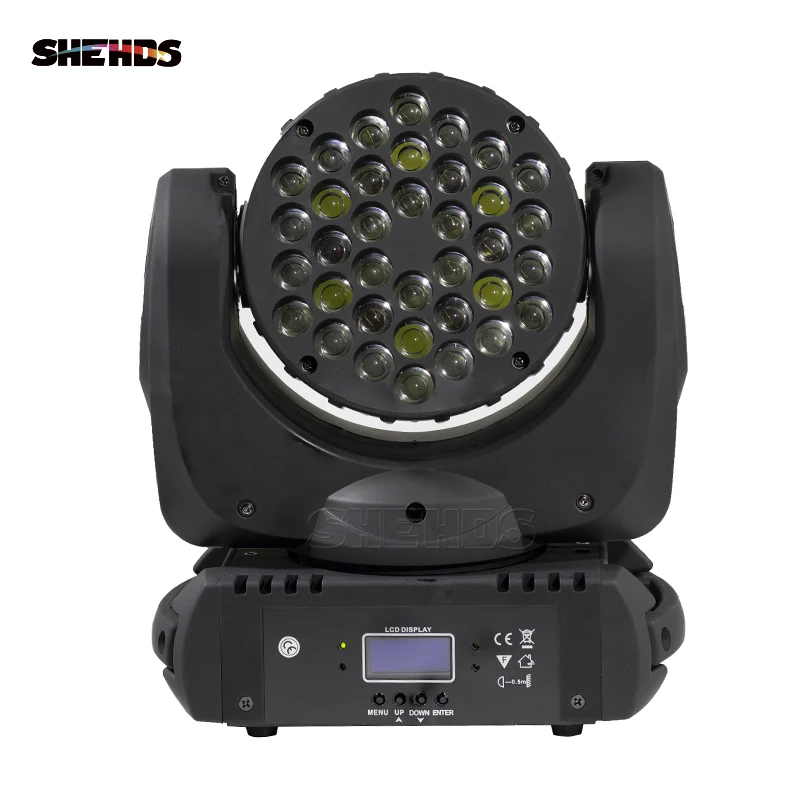 Новый дизайн светодиодный 36x3 Вт Луч движущаяся головка RGB DMX сценический