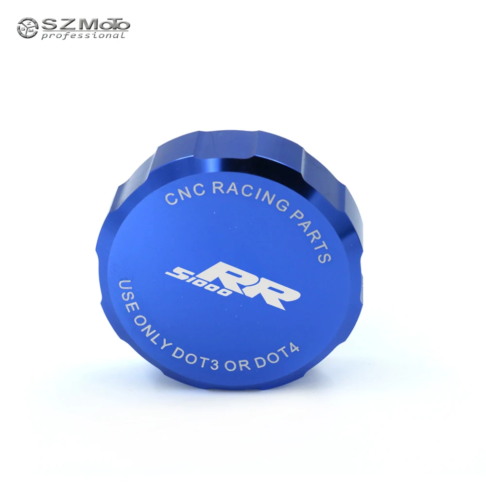 red crazy sport Front Brake Master Cylinder Fluid Reservoir Cover Cap For BMW S1000RR S 1000RR 2010-2017 With Logo CNC Aluminum Motorcycle Accessories 2016 2015 2013 2012