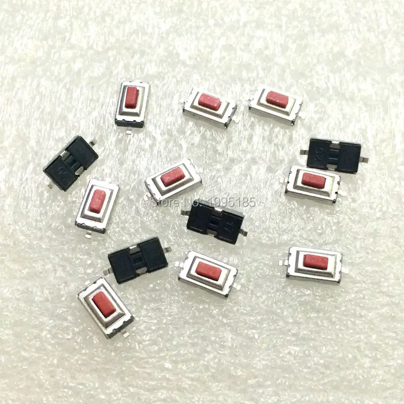 

50Pcs/Lot 3*6*2.5 mm 3*6*2.5H SMD red Button switch key switch Tact Switch High Quality 3X6X2.5