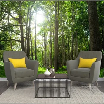 

custom photo wallpaper modern 3d forest lawn landscape tv background wall 3d fresco wallpaper mural for bedding room