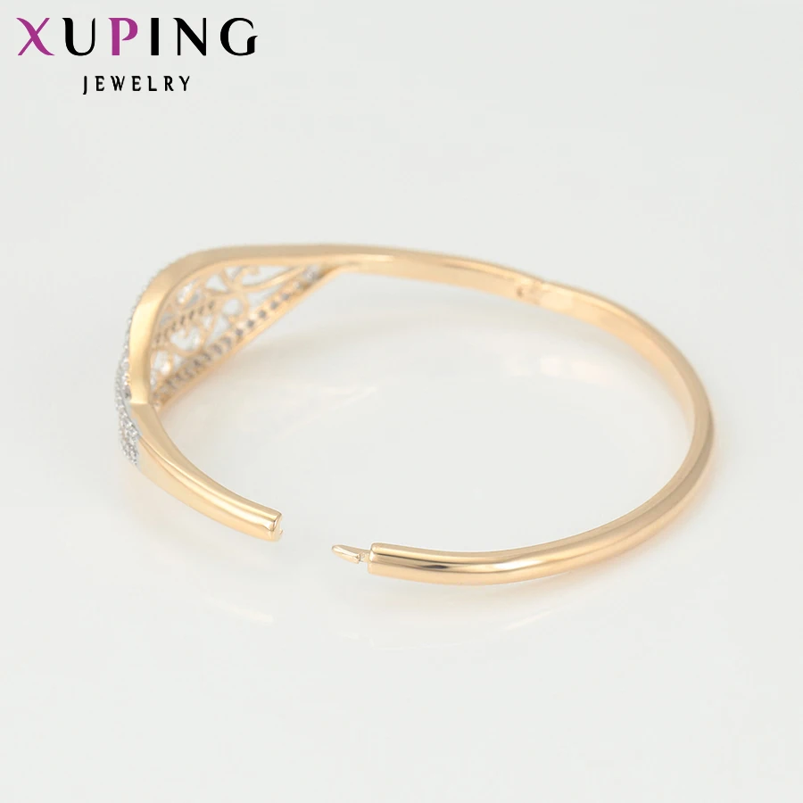 Xuping модный браслет Шарм подарок модный синтетический кубический цирконий браслет ювелирные изделия золото для женщин 51114