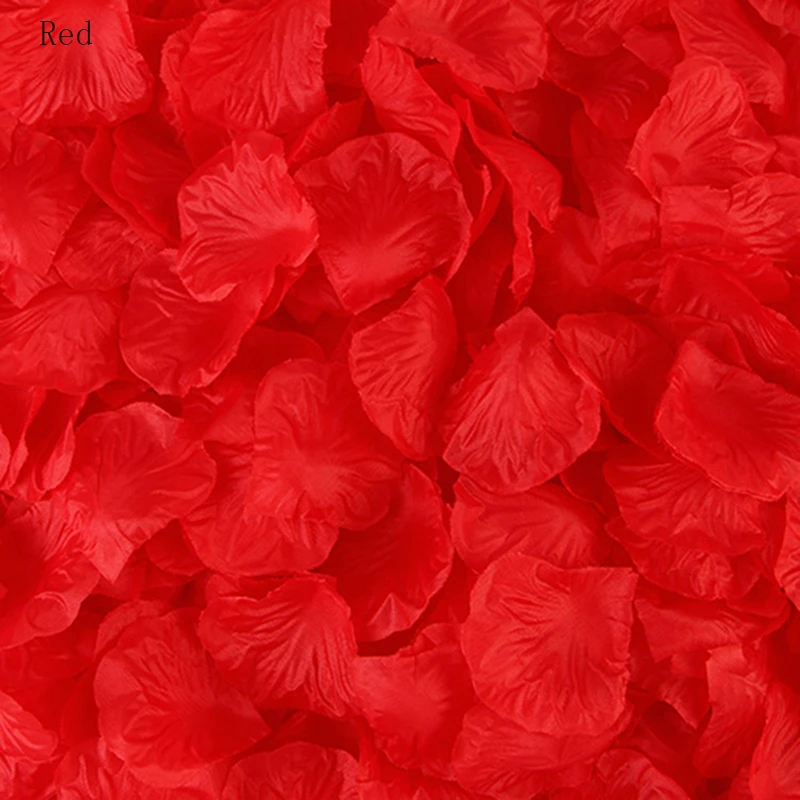 100 Pcs/ Set Artificial Silk Rose Flowers Petals Party Wedding