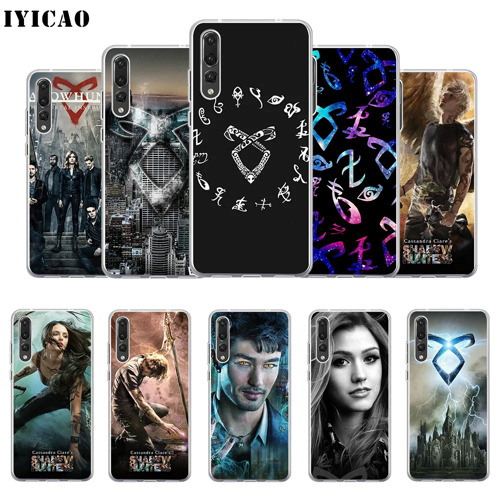 Мягкий силиконовый чехол для телефона IYICAO Shadowhunters TV Show Huawei P30 P20 Pro P10 P9 P8 Lite P Smart