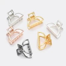 1 шт. простые волосы pinsmetal Современный стильный волос заколки-крабы для волос резинка для формирования хвостика Make UP, в классическом стиле, модные из мультфильма «Холодное сердце» для укладки женских волос инструмент