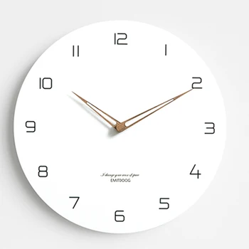 

Luxury Silent White Wall Clock Modern Minimalist Creative Quartz Wall Clocks Nordic Design Klok Wall Clocks Home Decor 50w119