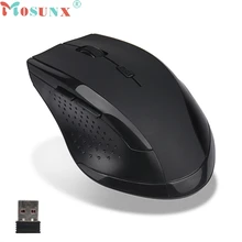 Mosunx Высокое качество 2,4 ГГц 6D 1600 dpi USB Беспроводная оптическая игровая мышь для ноутбука/настольного компьютера/ПК
