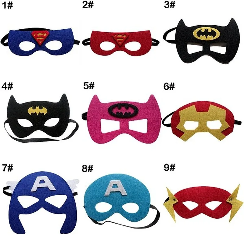 

Cute Super Hero Glasses Mask Kids Baby Boy Girl Fancy Dress Costume Cool Decorate Hot Avengers Heros Masquerade Eye Mask