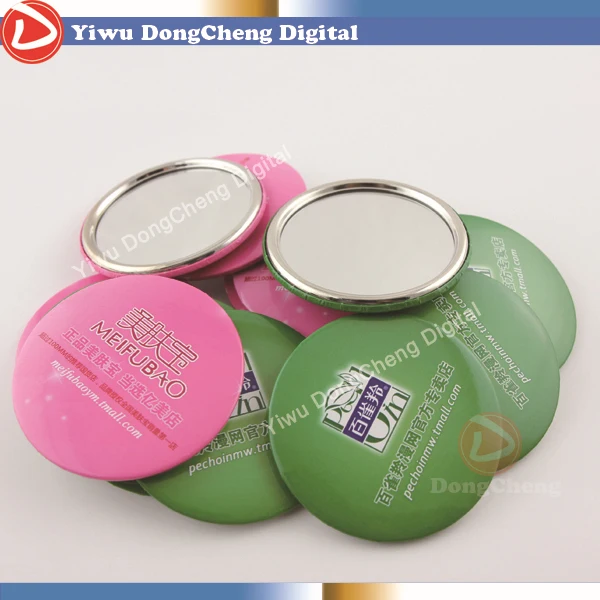 

[factory direct sale] 300stes3"( 75mm) DIY Mirror badge button supply materials Metal mirror ring DCJZ-75
