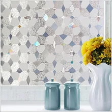 Самоклеящаяся оконная пленка статическое электричество без клея для ванной комнаты спальни кухни оконные стеклянные наклейки украшения J012