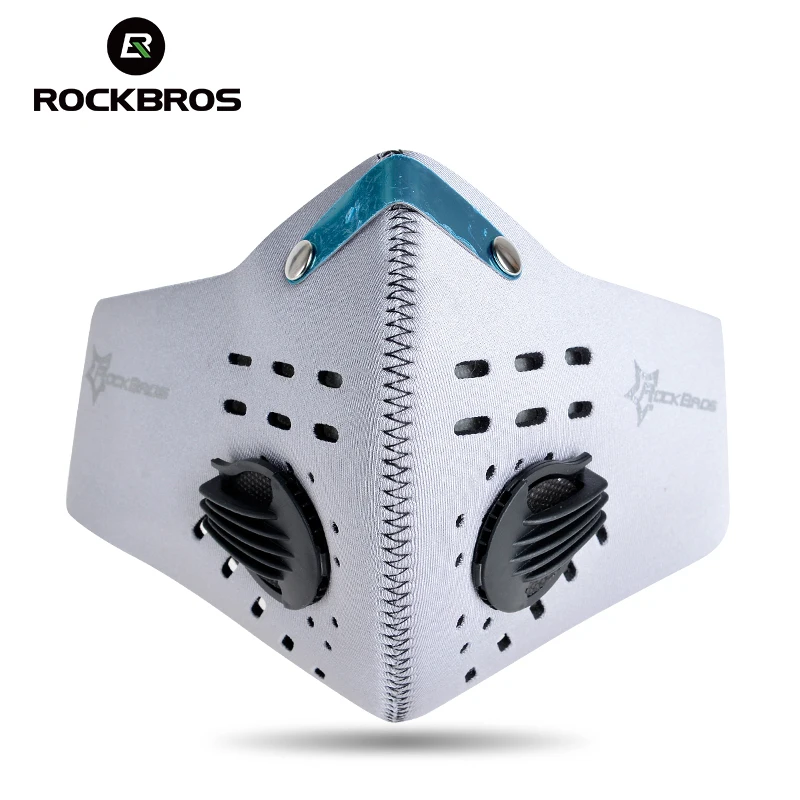 

ROCKBROS Cycling Bike Bicycle Face Cover Activated Carbon Haze Anti-dust Filter Breathable Protection Mouth-Muffle Dust Mask