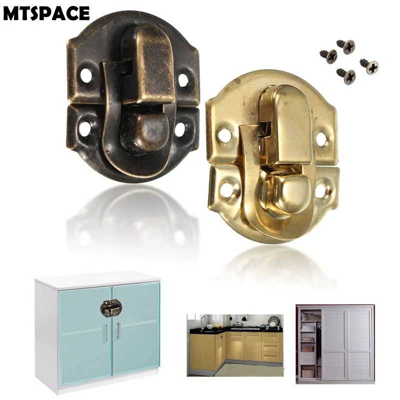 MTSPACE 4 шт./компл. Классическая Бронзовая/Золотая Шкатулка для ювелирных изделий