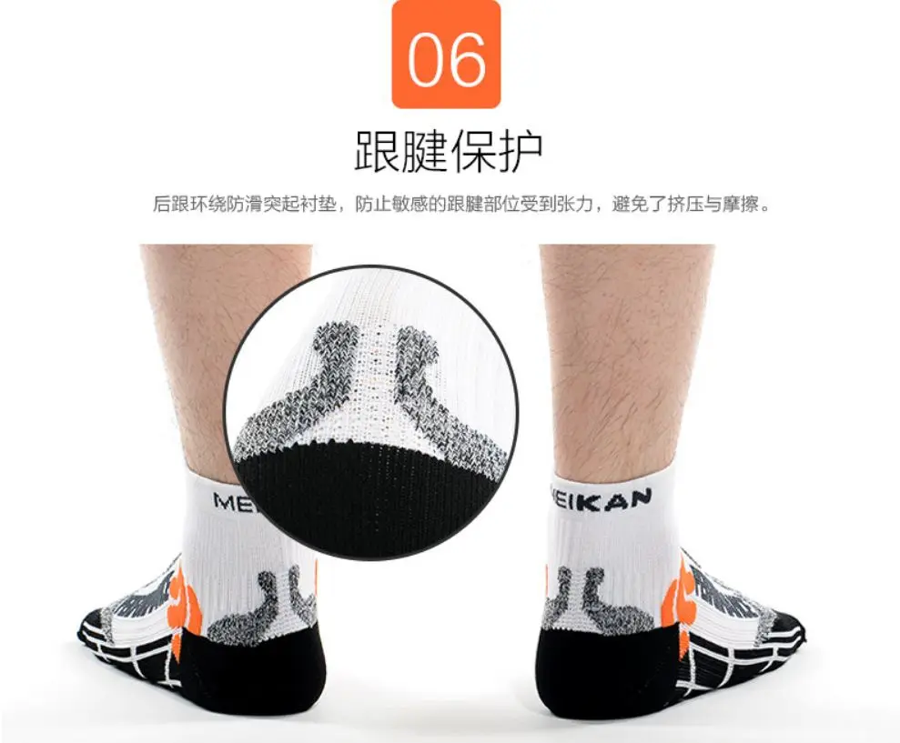 MEIKAN Фирменная Новинка мужские ЕС 39 до 42 низкие носки Coolmax влагу пот тренировки Носки дышащие упражнения Meias для тренировки