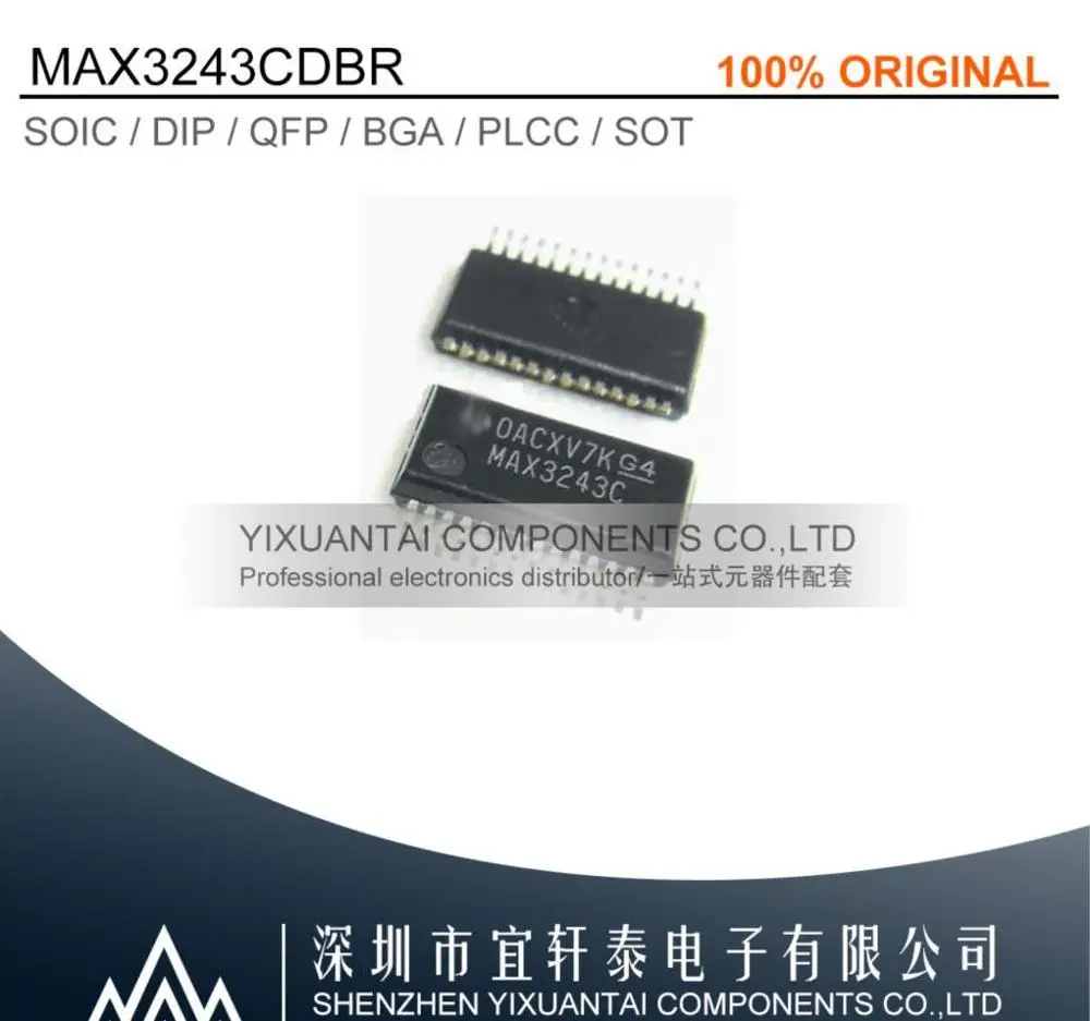 10PCS/Lot Original MAX3243CDBR MAX3243C SSOP28