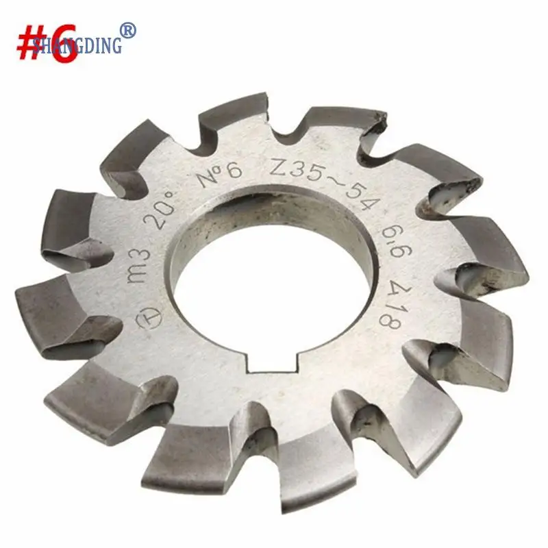 

Diameter 22mm M3 20 Degree #6 Involute Gear Cutters HSS High Speed Steel Module HOT Machine Tools Accessories