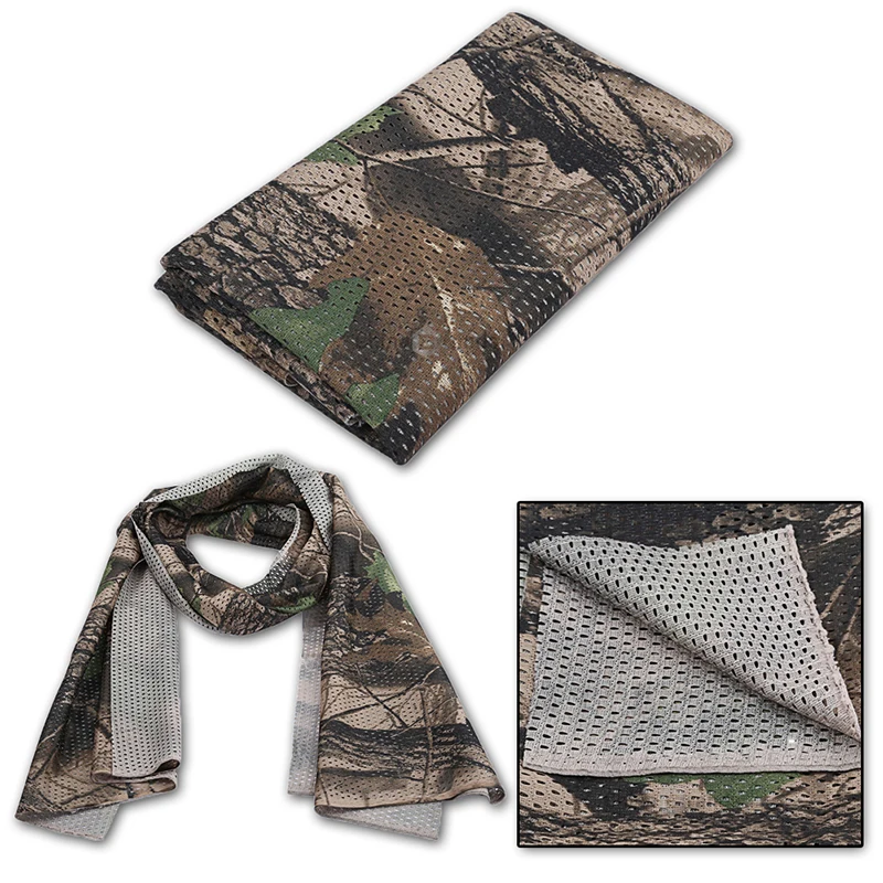 Tactical Scarf Mesh Breathable Winter Windproof Camouflage Warm Scarves for Hunting Shooting Airsoft RL37-0054 (12)