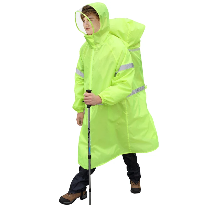 

Outdoor cycling Hiking Camping Hiking Backpack Rain Cover One Piece Waterproof Workwear Raincoat Poncho M/XL Assault jacket
