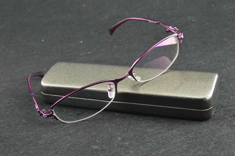 Клара vida фиолетовый Индивидуальные индивидуальный заказ рецепт близорукие или очки для чтения фотохромные-1-6 + 1 до + 6