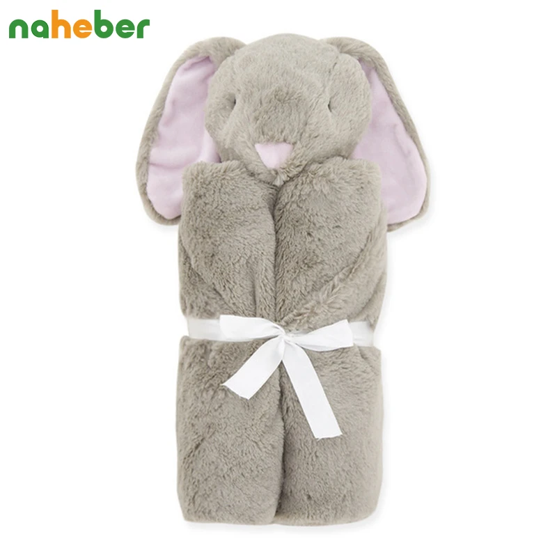 

Naheber Cartoon Bear Baby Blanket Cute Animals Newborn Soft Fleece Blanket for Infant Gift