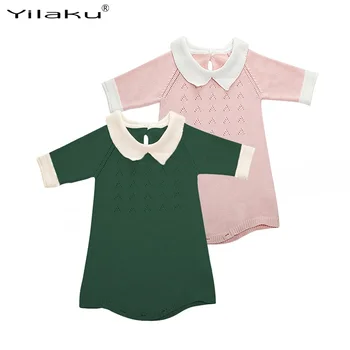 

Newborn Baby Girl Dress Toddler Girl Clothes Rompers and Dress dual use FA029