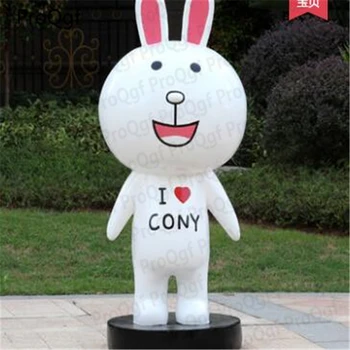 

ProQgf 1Pcs Shopping Mall GRP STATUE