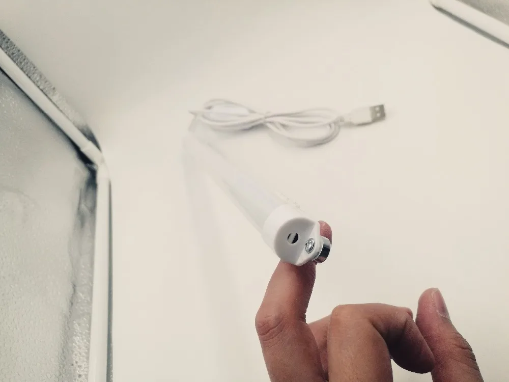 USB СВЕТОДИОДНЫЙ светильник 5 в Жесткая светодиодная лента для кухни с регулируемой яркостью алюминиевый светильник для шкафа светильник ing Теплый Холодный белый