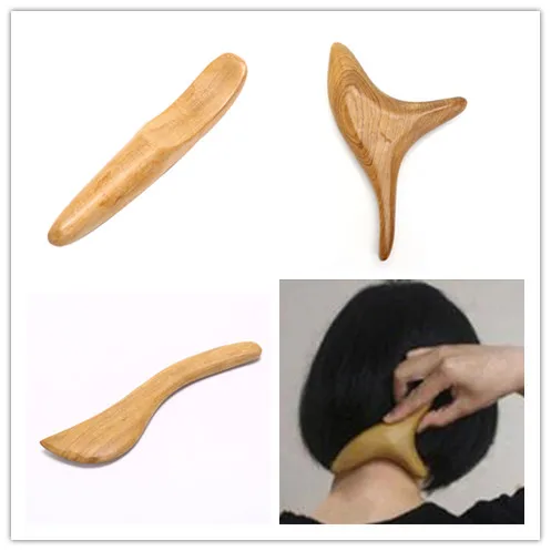 Wooden Massager Body Relax Reflexology For Blood Circulation Fragrant Neck Shiatsu SPA Therapy Wood Tool Multi Style