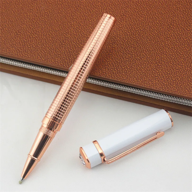 

diamond Metal Luxury Ballpoint Pen 0.5MM Refill Pens for Writing Roller Ball Pen Gift Stationery Office School Supplies
