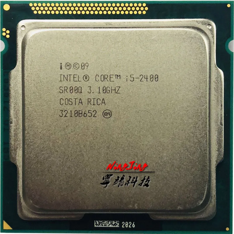 intel core i5 2400 quad @ 3.10ghz