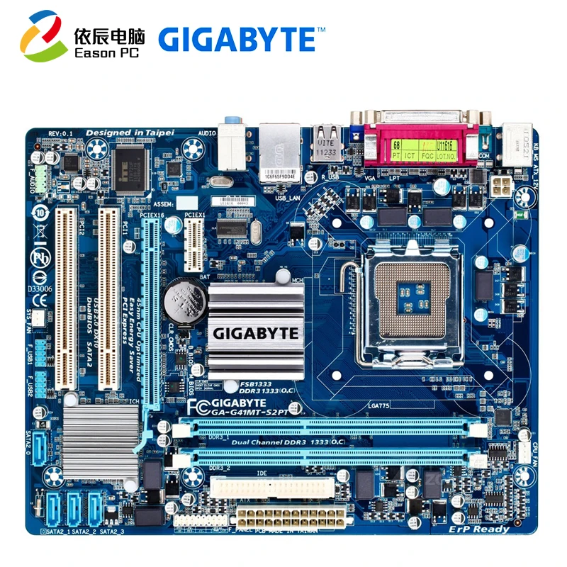 

GIGABYTE GA-G41MT-S2PT desktop motherboard LGA775 DDR3 Micro-ATX