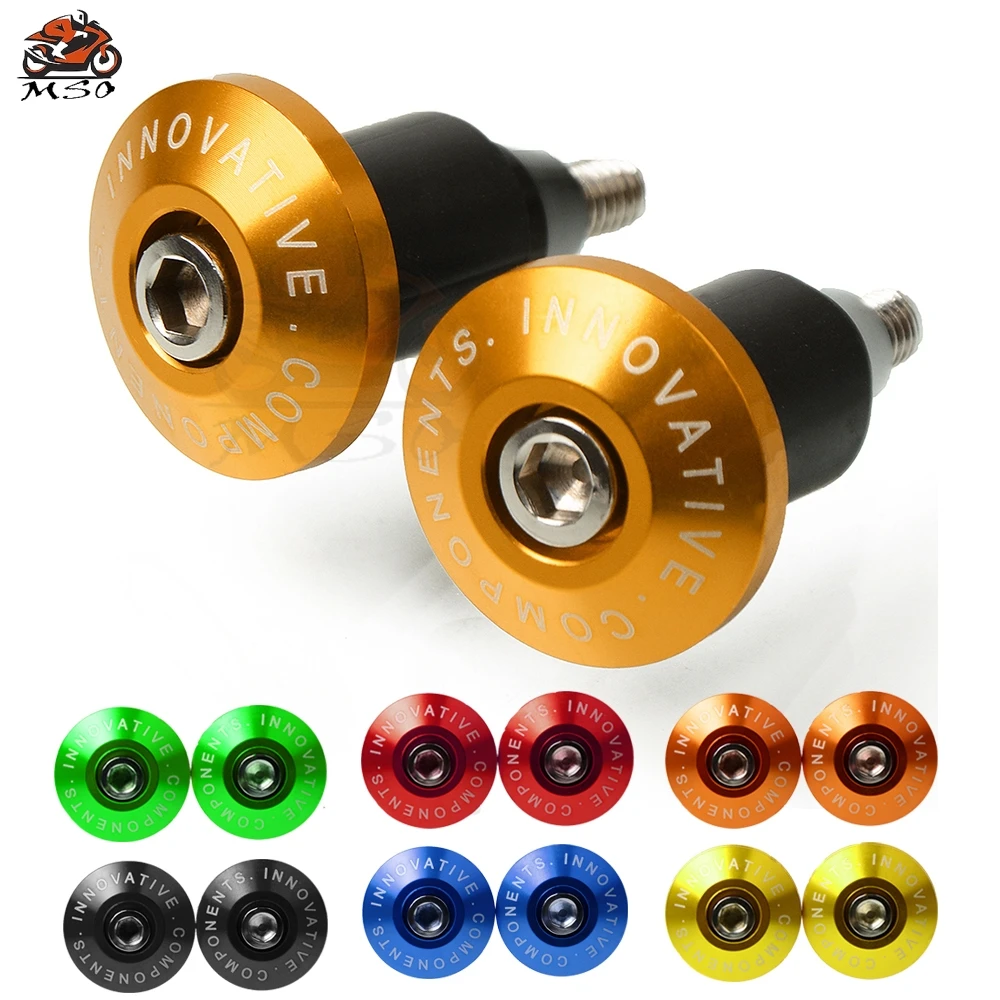 Universal 22mm CNC Aluminum motorcycle handlebar ends handle bar Grips