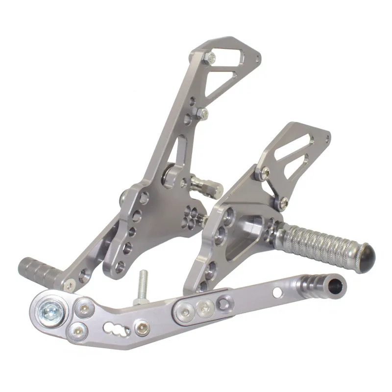 Waase для Suzuki GSXR600 GSXR750 GSXR 600 750 2011 2012 2013- Регулируемые задние наборы Rider Rearset подножки для ног - Цвет: Gray