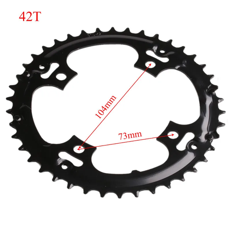 22 T/32 T/42 T/44 T велосипед MTB кольцо цепи велосипеда цепь для шатуны - Цвет: 42T