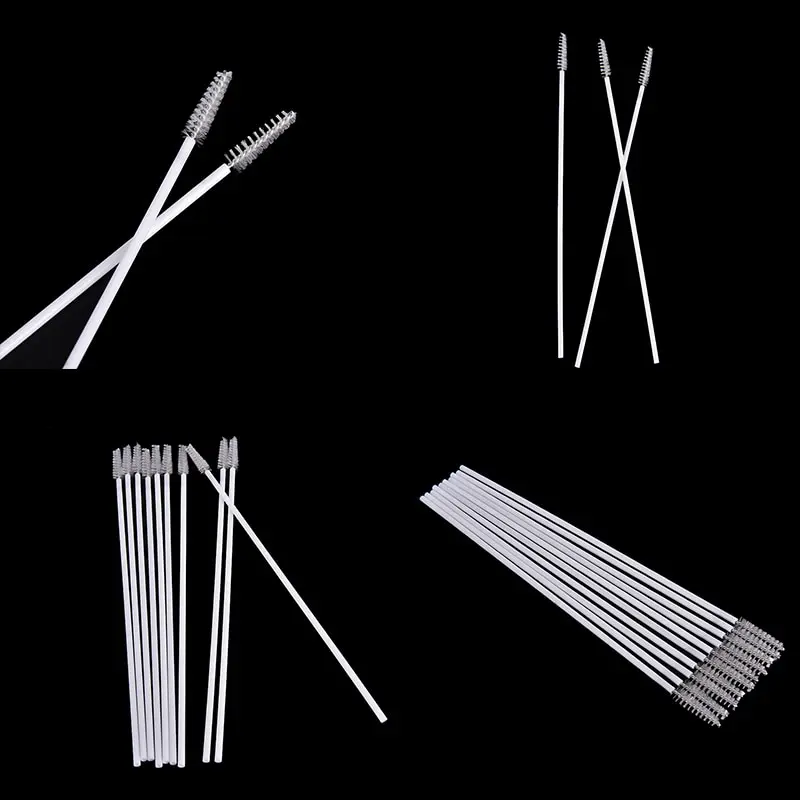 10PCS Drinking Pipe Tube Cleaner Baby Bottle Clean Tools Quality Stainless Steel Straw Reusable Cleaner Cleaning Brush Washable