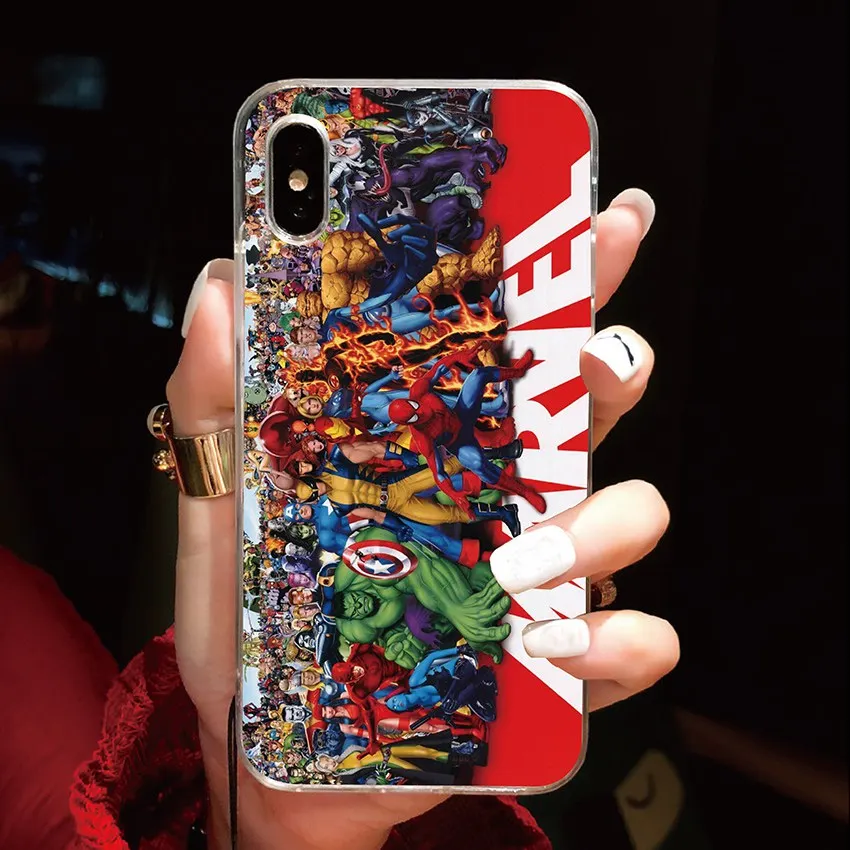 Чехлы Marvel Comics для samsung galaxy S10 S10 lite S10plus J6 J4 Prime Note 10 pro 10 plus Мягкий силиконовый чехол из ТПУ - Цвет: 11