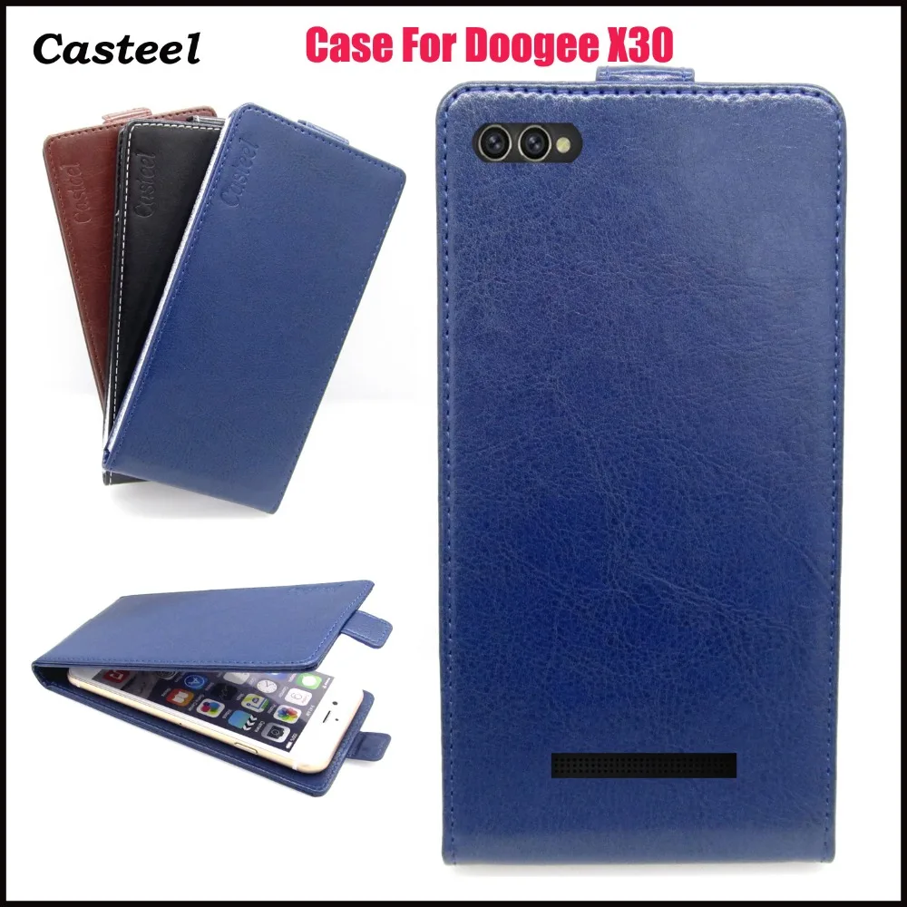 

Casteel Flip Series high quality PU skin leather case For Doogee X30 Case Cover Shield