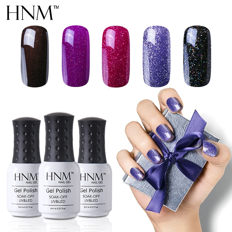HNM краска для стемпинга лак ногтей 8 мл Великолепная цветная гибридный Nagellak