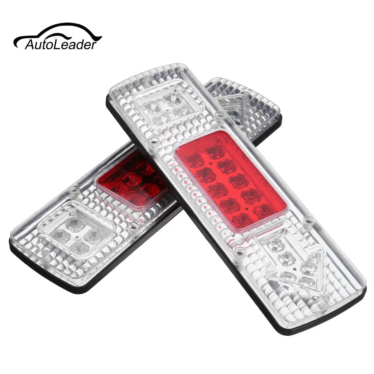 

2Pcs 12V LED Warning Light Universal Arrow Truck Trailer Rear Tail Brake Stop Reverse Turn Indicator Light Lamp