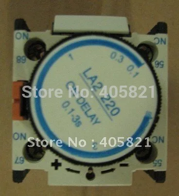 

Timer delay auxiliary contact blocks 0.1-3S on delay