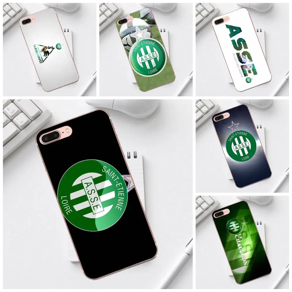 

Qdowpz Asse Saint Etienne For Galaxy Alpha Core Prime Note 4 5 8 S3 S4 S5 S6 S7 S8 S9 mini edge Plus TPU Luxury